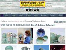 Tablet Screenshot of kinnakeetclay.com